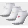 4F Шкарпетки  SOCKS CAS F097 (3PACK) 4FJSS23USOCF097-90S р.32-35 білий 3 пари шт. - зображення 1