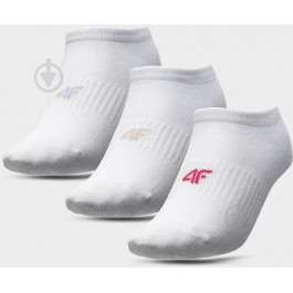   4F Шкарпетки  SOCKS CAS F097 (3PACK) 4FJSS23USOCF097-90S р.32-35 білий 3 пари шт.