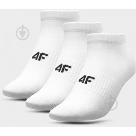   4F Шкарпетки  SOCKS CAS F156 (3PACK) 4FSS23USOCF156-10S р.39-42 білий 3 пари шт.