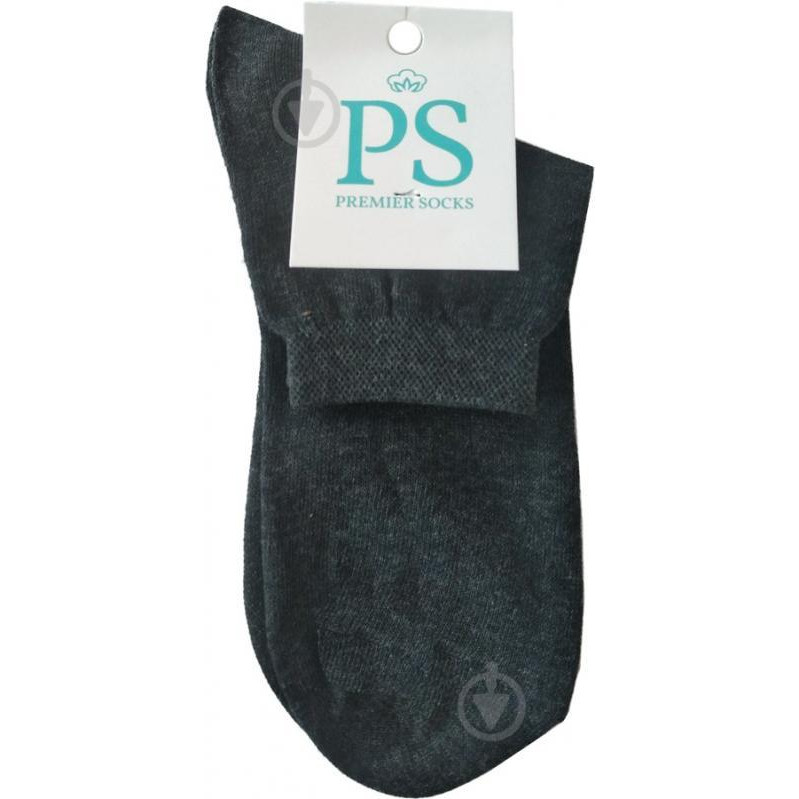 Premier Socks Шкарпетки чоловічі  В17-2 р.25 сірий - зображення 1