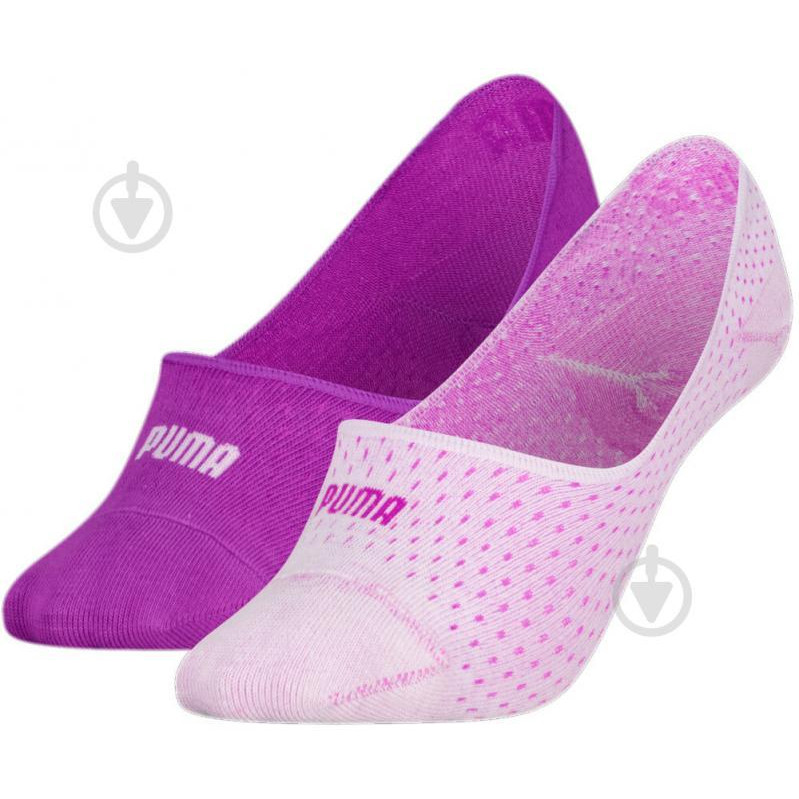 PUMA Шкарпетки  WOMESH FOOTIE 2P 93838304 р.35-38 фіолетовий - зображення 1