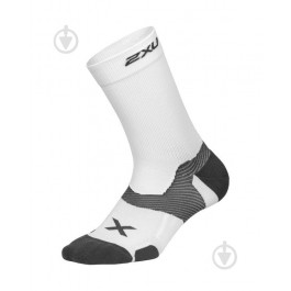   2XU Шкарпетки  Vectr Cushion Crew Socks UA5053e_WHT/GRY р.38-41,5 білий