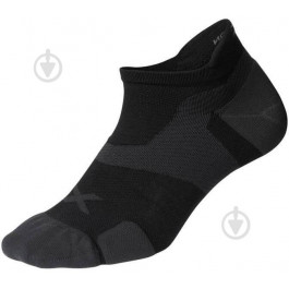   2XU Шкарпетки  Vectr Cushion No Show Socks UA5043e_BLK/TTM чорний