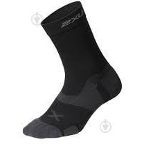 2XU Шкарпетки  Vectr Cushion Crew Socks UA5053e_BLK/TTM р.46,5-48,5 чорний - зображення 1