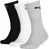 PUMA Шкарпетки  JUNIOR CREW SOCK 3P GREY/WHITE/BLAC 90795803 р.31-34 різнокольоровий 3 пари шт. - зображення 1