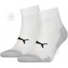 PUMA Шкарпетки  SPORT CUSHIONED QUARTER 2P WHITE 93546801 р.39-42 білий 2 пари шт. - зображення 1