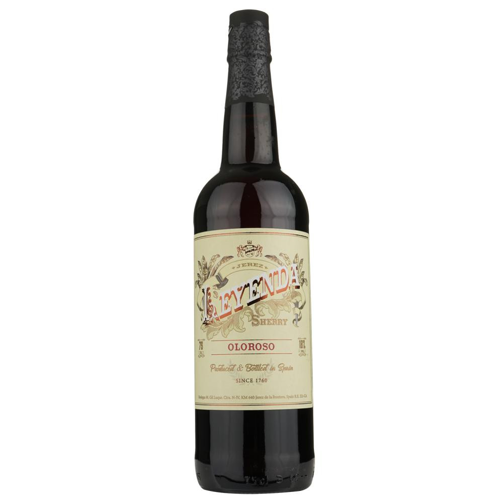 Valdespino Херес  Oloroso Leyenda, біле, сухе, 18%, 0,75 л (25269) (8412449104836) - зображення 1