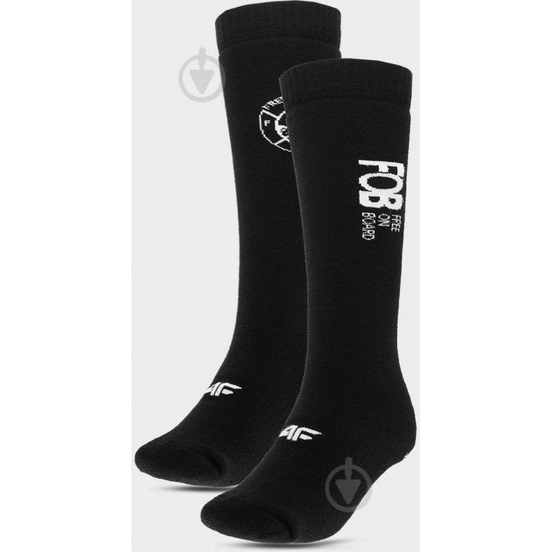 4F Шкарпетки  SOCKS FNK M111 4FWAW23UFSOM111-20S р.43-46 чорний - зображення 1