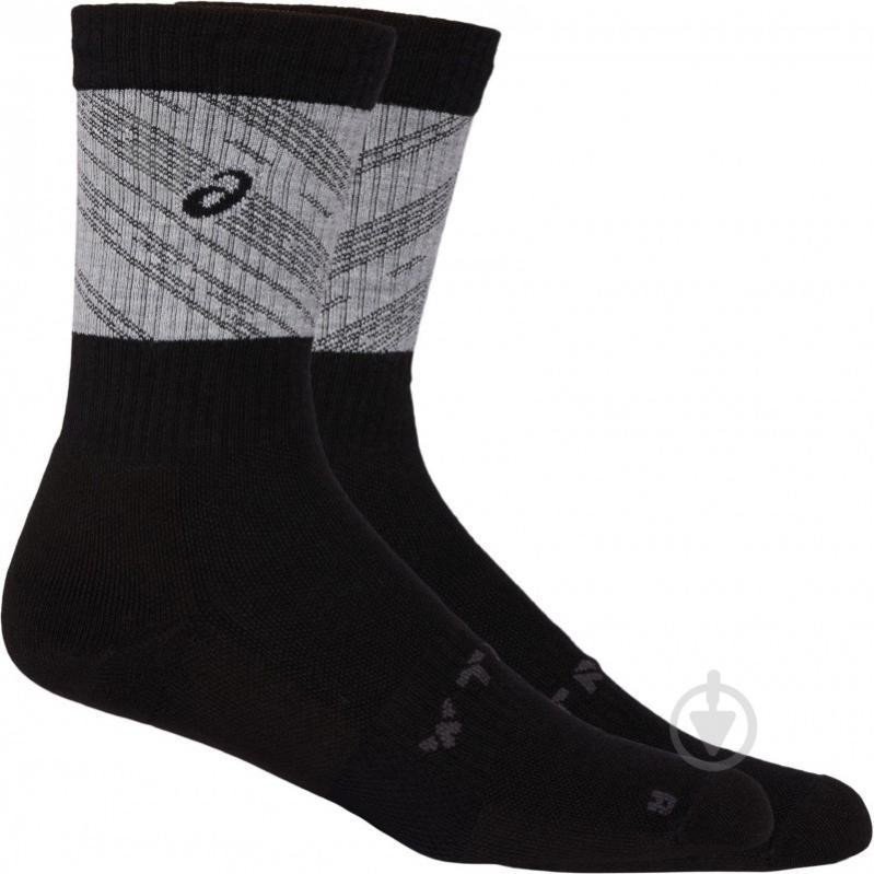 Asics Шкарпетки  WINTER RUN CREW SOCK 3013A769-020 р.35-38 чорний - зображення 1