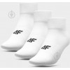 4F Шкарпетки  SOCKS CAS M204 (3PACK) 4FAW23USOCM204-10S р.39-42 білий 3 пари шт. - зображення 1