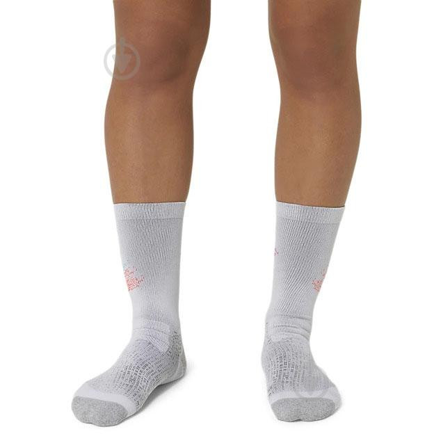 Asics Шкарпетки  ROAD+ RUN CREW SOCK 3013A932-960 р.43-46 білий - зображення 1