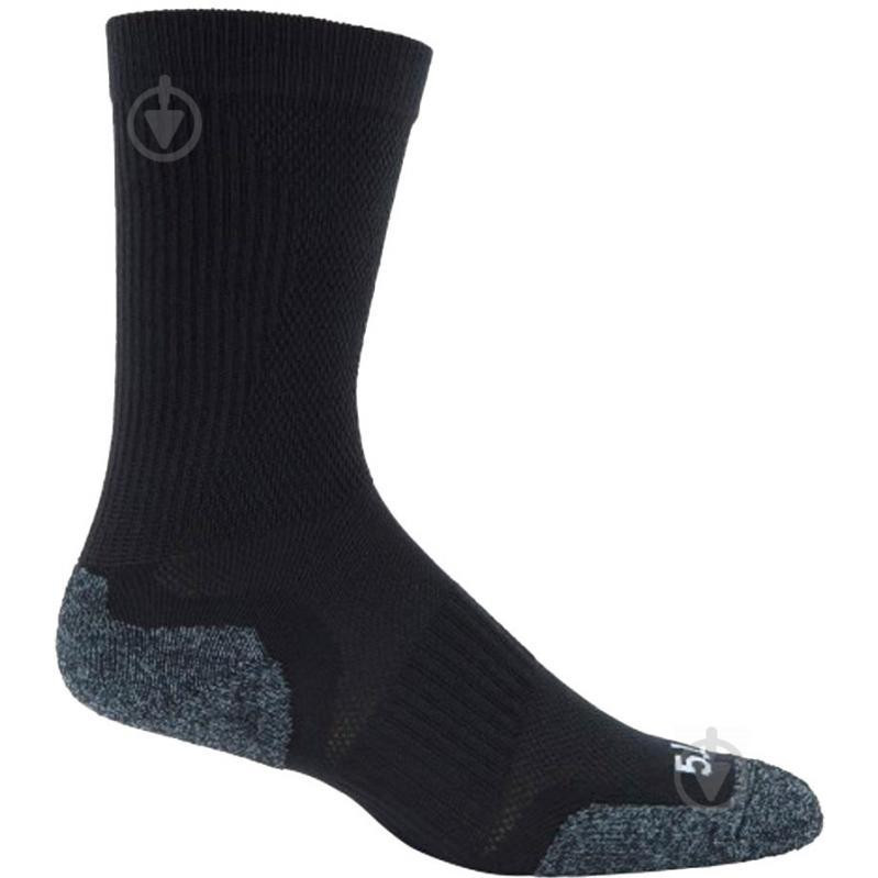 5.11 Tactical Шкарпетки  10033 Slip Stream Crew Sock [019] Black р.M - зображення 1