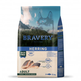   Bravery Adult Large & Medium Herring 4 кг 0616 BR HERR ADUL L_ 4KG