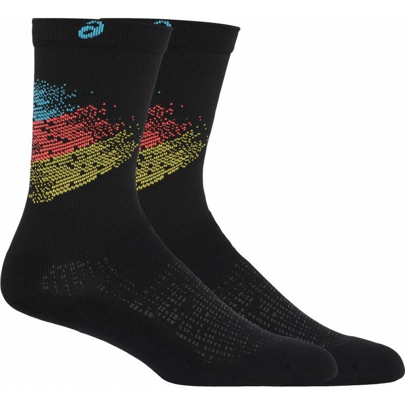 Asics Шкарпетки  ROAD+ RUN CREW SOCK 3013A932-961 р.39-42 чорний - зображення 1