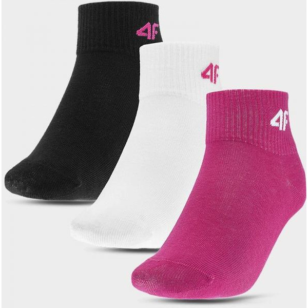 4F Шкарпетки  SOCKS CAS F229 (3PACK) 4FJWAW23USOCF229-90S р.36-38 різнокольоровий 3 пари шт. - зображення 1