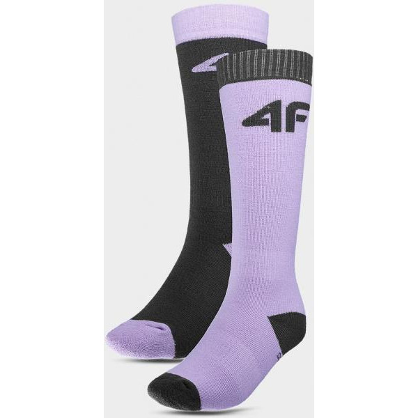 4F Шкарпетки  SOCKS FNK F116 (2PACK) 4FJWAW23UFSOF116-91S р.32-35 фіолетовий 2 пари шт. - зображення 1