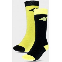   4F Шкарпетки  SOCKS FNK M120 (2PACK) 4FJWAW23UFSOM120-90N р.36-38 жовтий 2 пари шт.