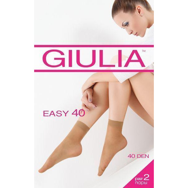 Giulia Шкарпетки жіночі  EASY 40 р.one size карамель 2 шт. - зображення 1