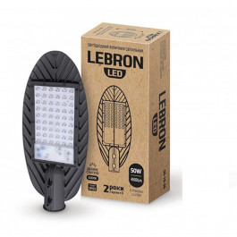   Lebron Вуличний консольний LED світильник  50W, 4500Lm, 6200К (18-00-35)