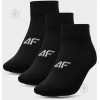 4F Шкарпетки  SOCKS CAS 4FSS23USOCF157-20S р.35-38 чорний 3 пари шт. - зображення 1