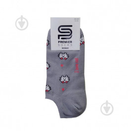   Premier Socks Шкарпетки жіночі  з котами р.23-25 сірий