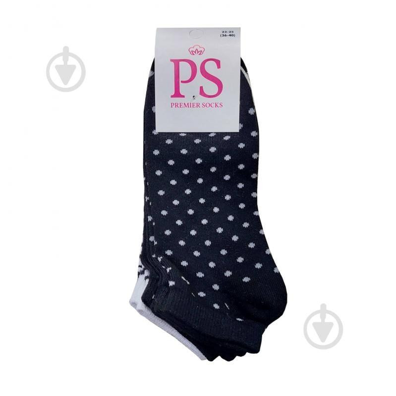 Premier Socks Шкарпетки жіночі  р.23-25 біло-чорний 5 шт. - зображення 1