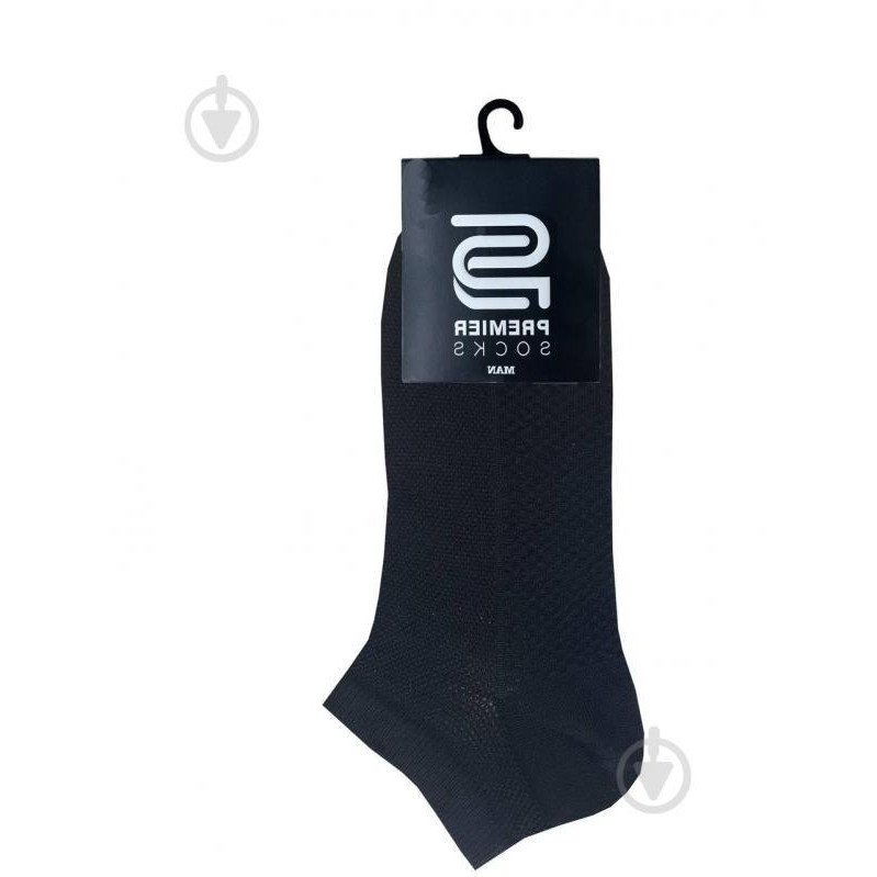 Premier Socks Шкарпетки чоловічі  однотонні р.39-41 чорний 1 шт. - зображення 1