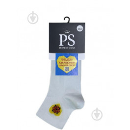   Premier Socks Шкарпетки чоловічі  із жовтим серцем р.25-27 білий