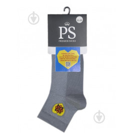   Premier Socks Шкарпетки жіночі  із жовтим серцем р.23-25 сірий