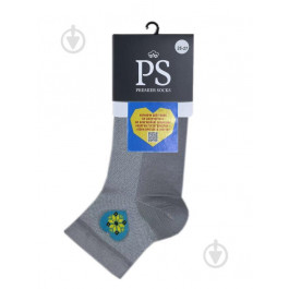   Premier Socks Шкарпетки чоловічі  з блакитним серцем р.25-27 сірий