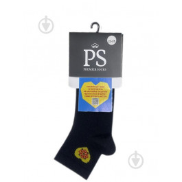   Premier Socks Шкарпетки жіночі  із жовтим серцем р.23-25 чорний