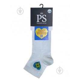   Premier Socks Шкарпетки чоловічі  з блакитним серцем р.27-29 білий