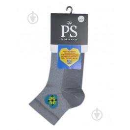   Premier Socks Шкарпетки жіночі  з блакитним серцем р.23-25 сірий