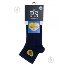   Premier Socks Шкарпетки чоловічі  із жовтим серцем р.27-29 темно-синій