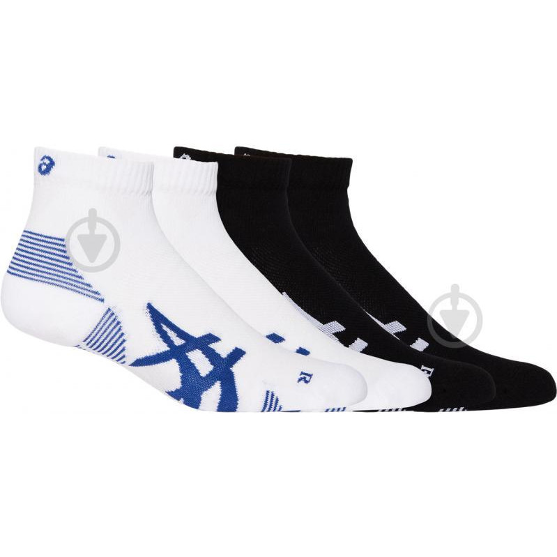 Asics Шкарпетки  2PPK CUSHION RUN QUARTER SOCK 3013A800_001 р.46-48 різнокольоровий - зображення 1