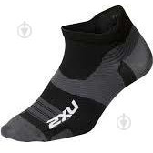 2XU Шкарпетки  Vectr Ultralight No Show Socks р.L UA7027e_BLK/TTM р.42-46 чорний - зображення 1