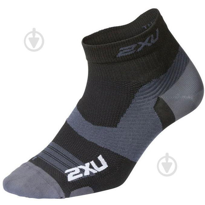 2XU Шкарпетки  Vectr Ultralight 1/4 Crew Socks р.S UA7028e_BLK/TTM р.35-37,5 чорний - зображення 1