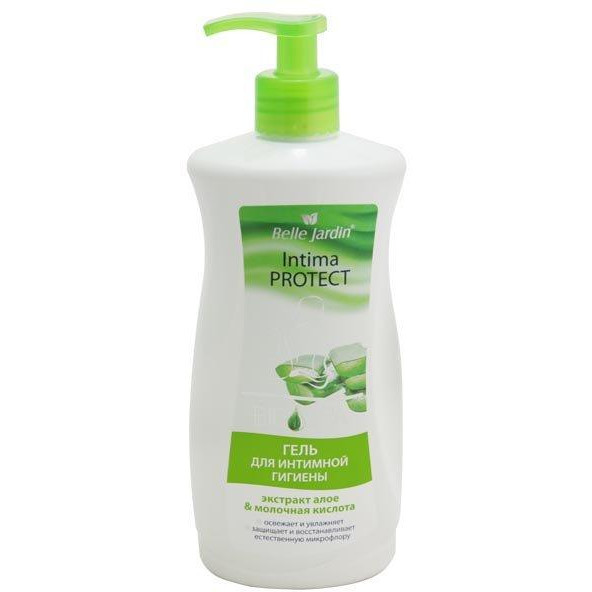 Belle Jardin Cosmetics Гель для интимной гигиены  Intima Protect Bio Spa с экстрактом алоэ и молочной кислотой 500 мл (5907 - зображення 1