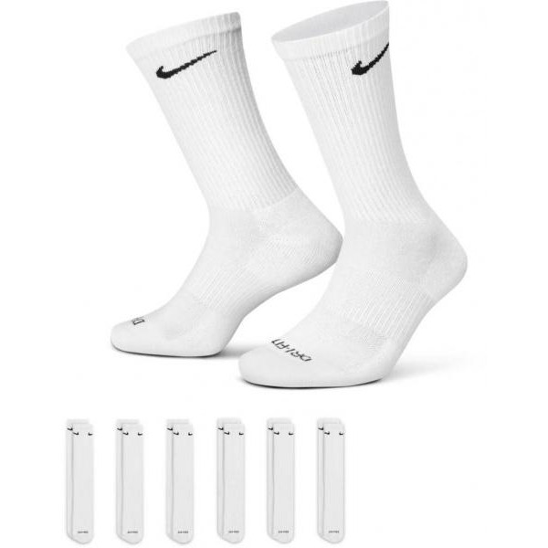 Nike Шкарпетки  EVERYDAY PLUS CUSHIONED SX6897-100 р.38-42 білий - зображення 1