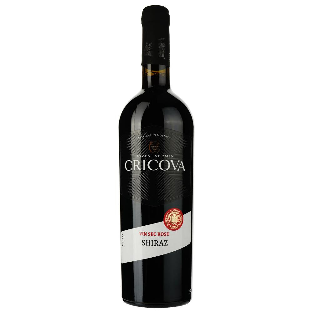 Cricova Вино  Shiraz червоне, сухе, 0.75 л (4840013007872) - зображення 1