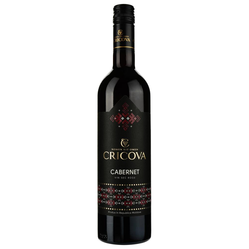 Cricova Вино  Cabernet National, червоне, сухе, 0,75 л (4840013007735) - зображення 1