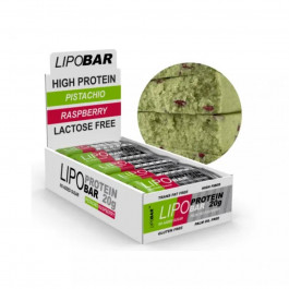   Lipo Bar Protein Bar 20x50 g / Pistachio Raspberry