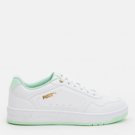   PUMA Жіночі кеди низькі Puma Court Classy 39502107 38.5 (5.5UK) 24.5 см White-Fresh Mint-Gold (4099686382