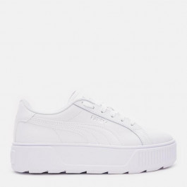   PUMA Кеды  Karmen L 38461501 39 (6) 25 см  White- White- Silver (4064536350790)