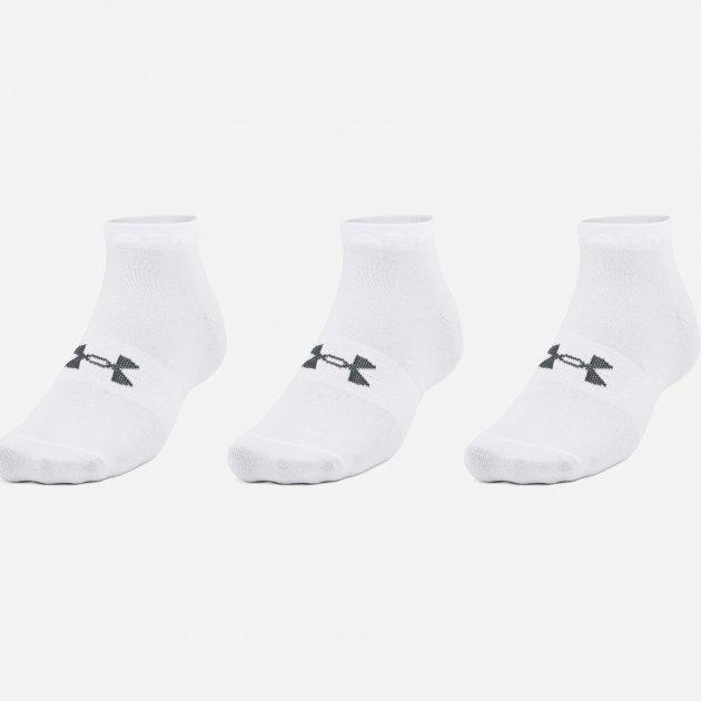 Under Armour Набір шкарпеток  UA Essential Low Cut 1365745-100 LG 3 пари Білий (195251426492) - зображення 1