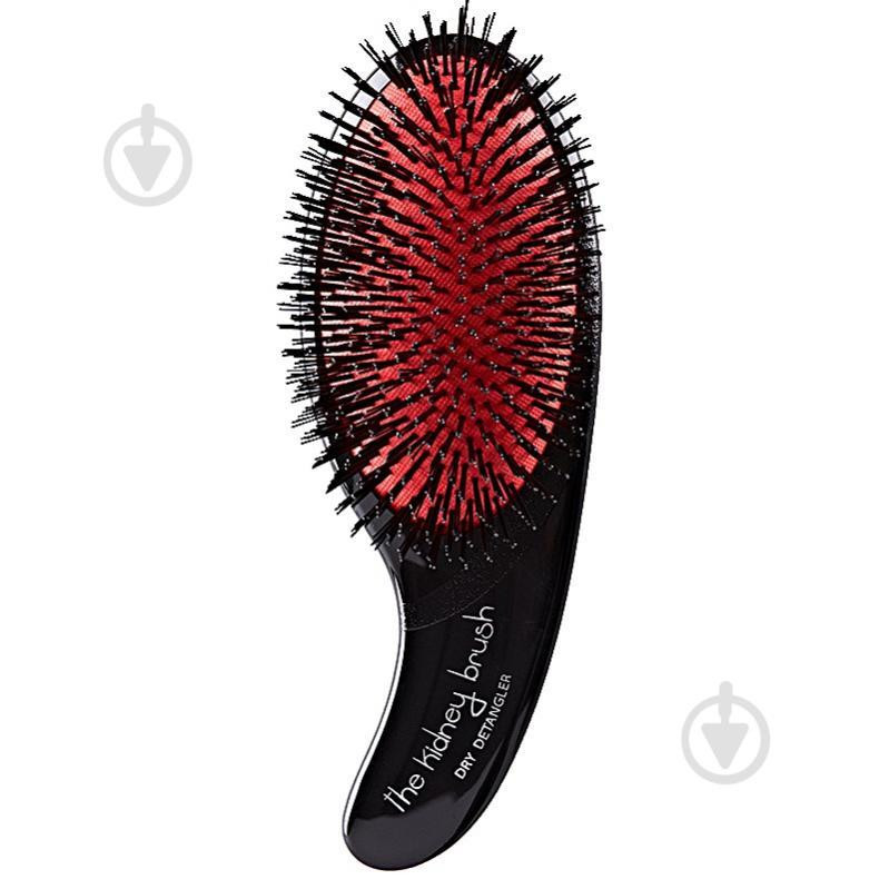 Olivia Garden Щётка  Kidney Brush Dry Detangler Red (BR-KI1PC-DDRED) - зображення 1