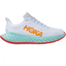   HOKA ONE ONE M CARBON X 2 2021 WHITE / BLAZING ORANGE 46