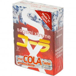   Sagami Презервативы Sagami Xtreme Cola с ароматом колы 3 шт (ROZ6400229303)