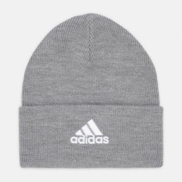 Adidas Шапка  Logo Beanie Cuf II3523 56 Medium grey heather (4066763566791) - зображення 1