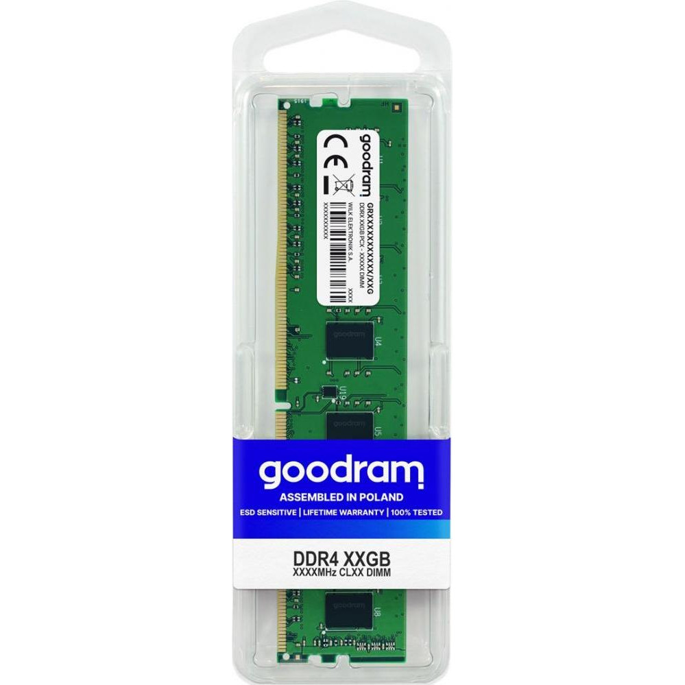 GOODRAM 16 GB DDR4 3200 MHz (GR3200D464L22S/16G) - зображення 1